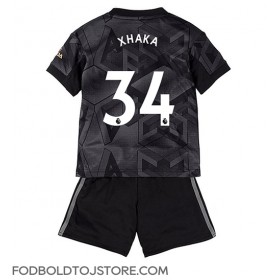 Arsenal Granit Xhaka #34 Udebanesæt Børn 2022-23 Kortærmet (+ Korte bukser)